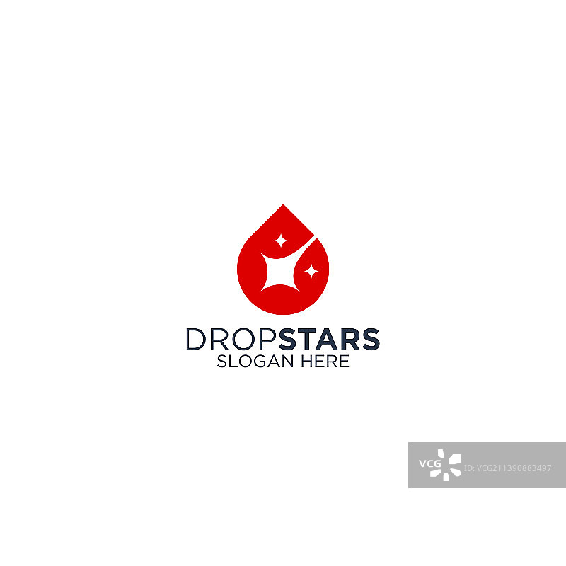 星星标志设计模板图片素材