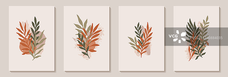 创意极简手绘抽象艺术图片素材