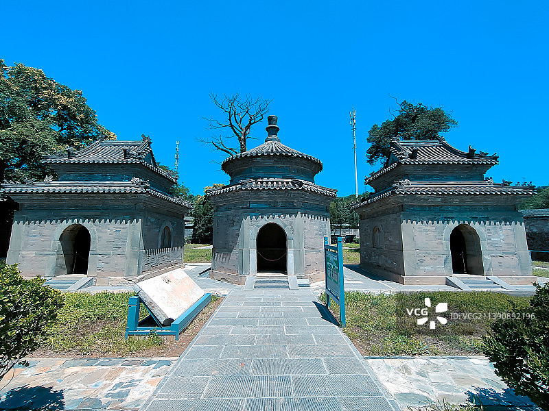 北京石景山慈祥庵田义墓石刻文物园图片素材