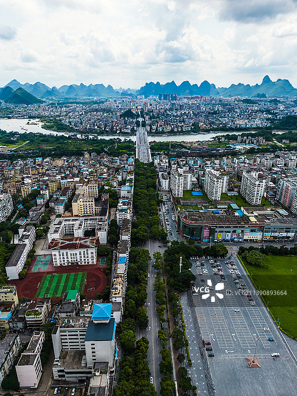 桂林七星区城市建筑图片素材