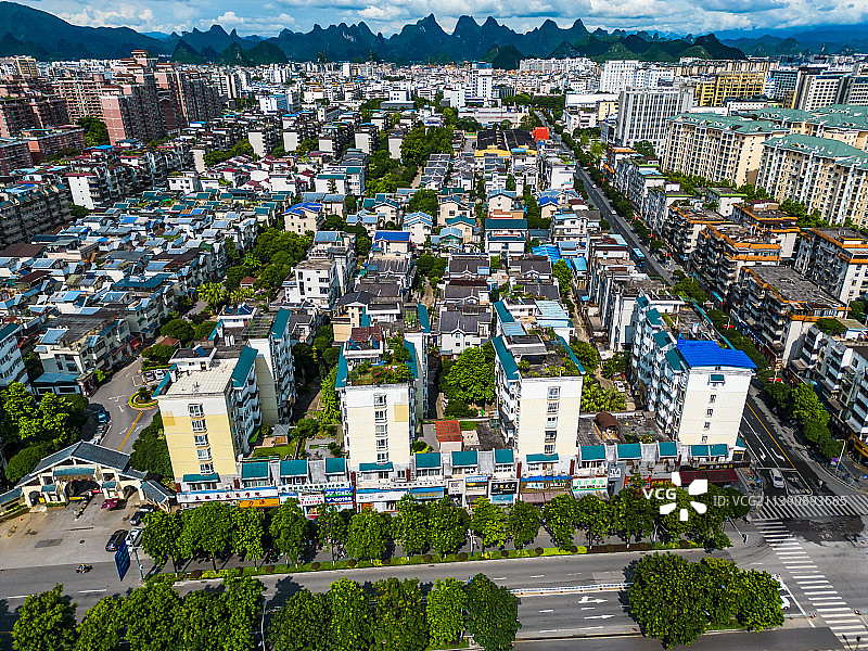 桂林七星区城市建筑图片素材