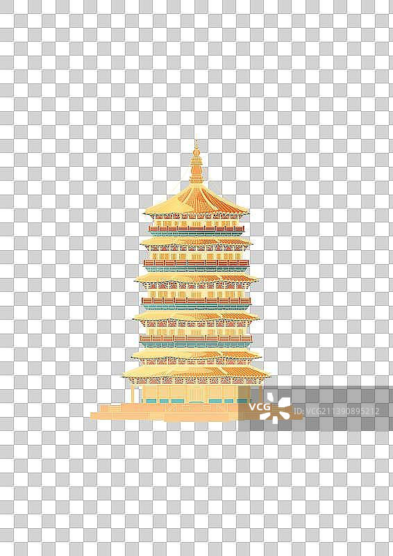 应县木塔图片素材