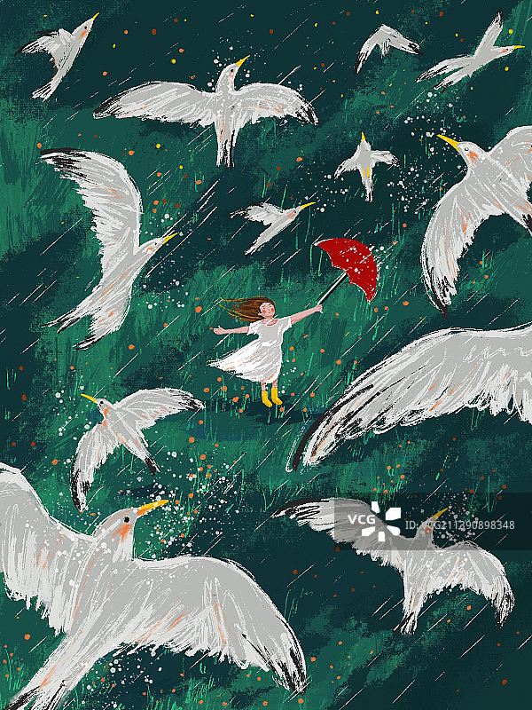 夏日雨后的天空图片素材