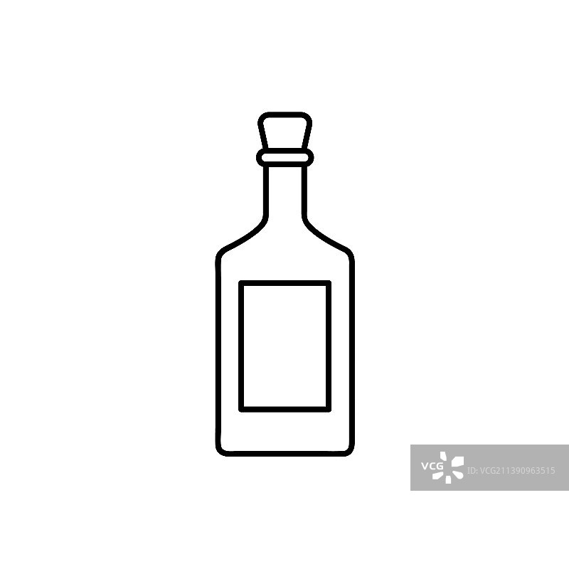 现代扁平线性橄榄油图标图片素材