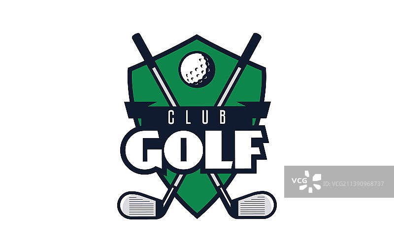 高尔夫球杆logo图片素材