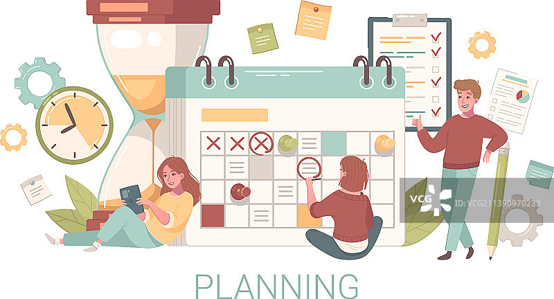 自我提升规划组合图片素材