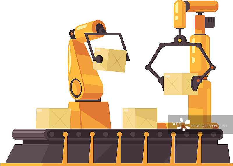 传送带包装图片素材