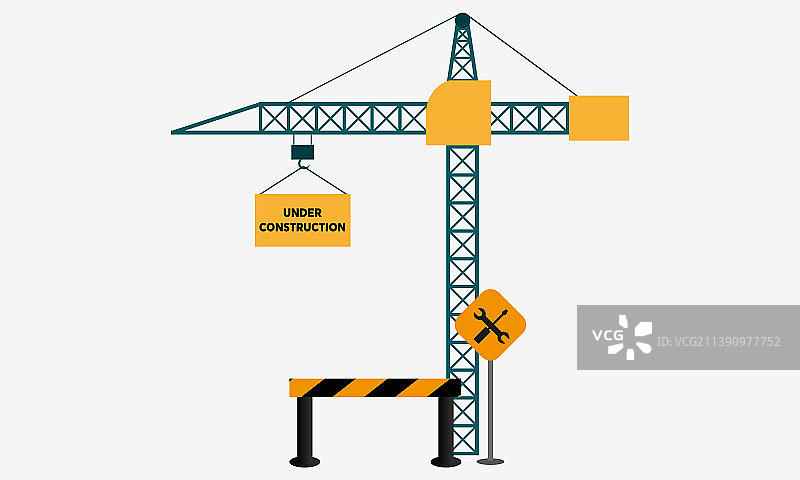 施工警示牌图标图片素材