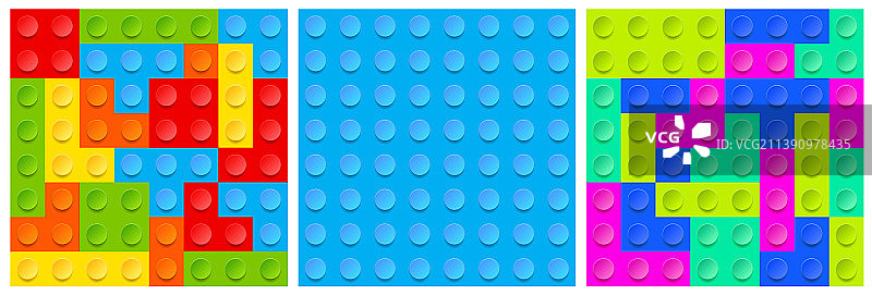 彩色积木塑料玩具的纹理图片素材