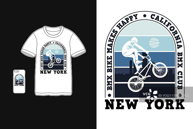 自行车越野摩托车T恤设计模型图片素材