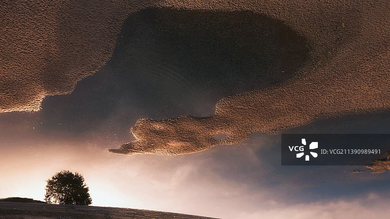 神奇的日落时刻图片素材