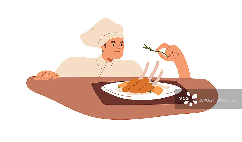 厨师装饰肉类图片素材