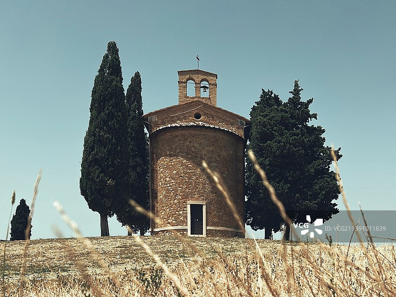 托斯卡纳艳阳下图片素材