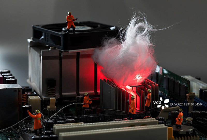 救火英雄＋微缩摄影图片素材