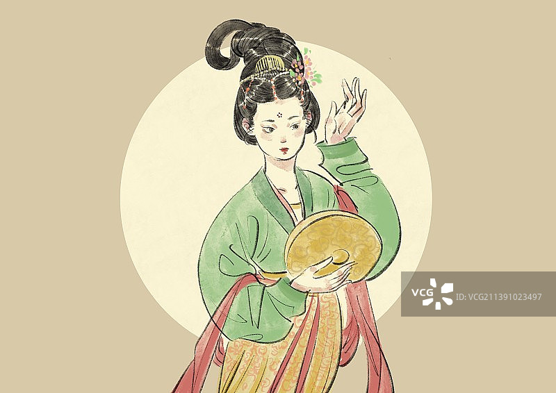 古风女子图片素材