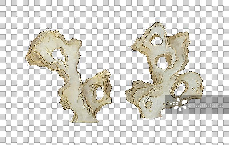 太湖石元素图案图片素材