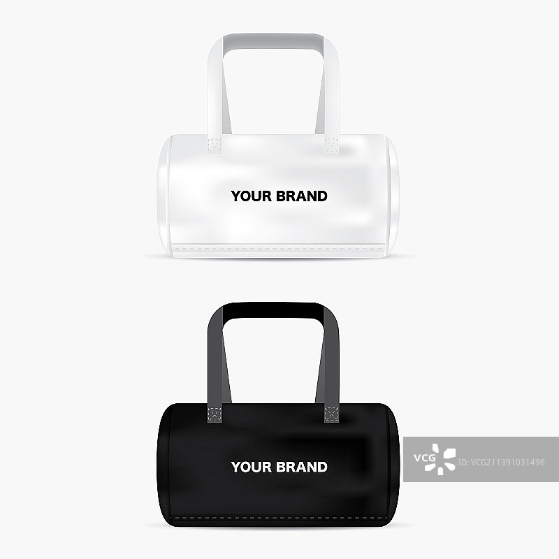 黑白单肩包图片素材