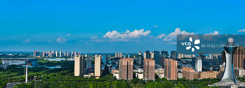 蓝天白云美丽天中图片素材