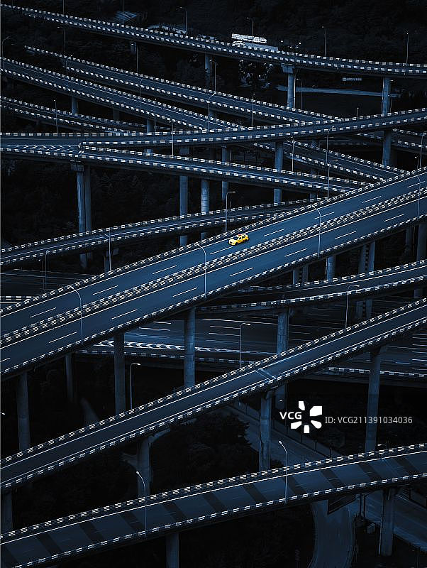 盘龙立交图片素材