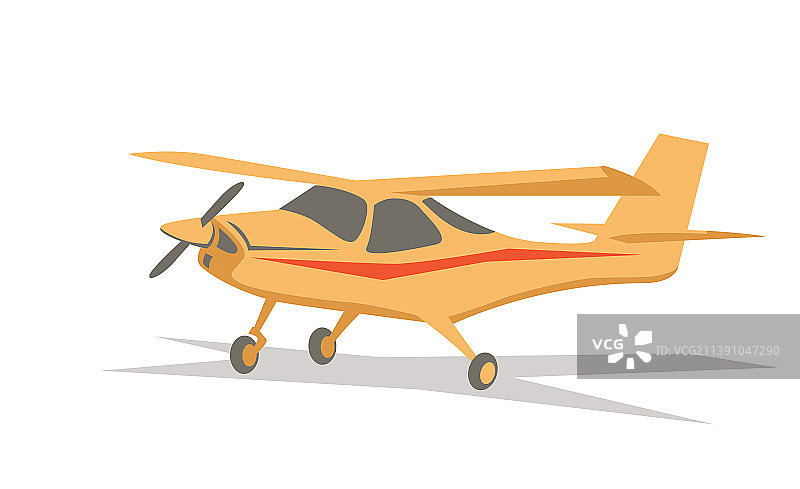 小型飞机风格化图像图片素材