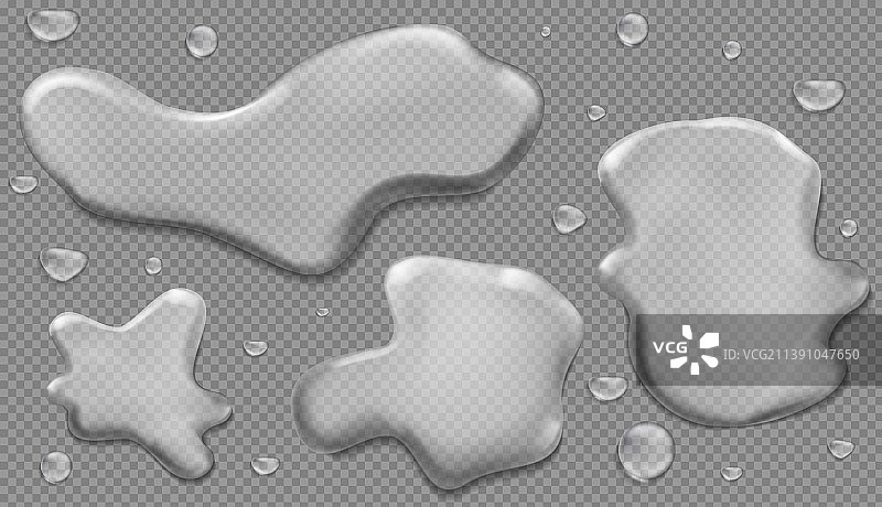 水溢出水坑俯视图液体素材图片素材