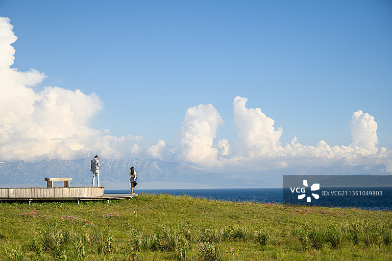 新疆赛里木湖图片素材