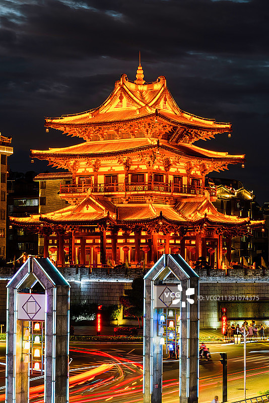 桂林东西巷逍遥楼图片素材