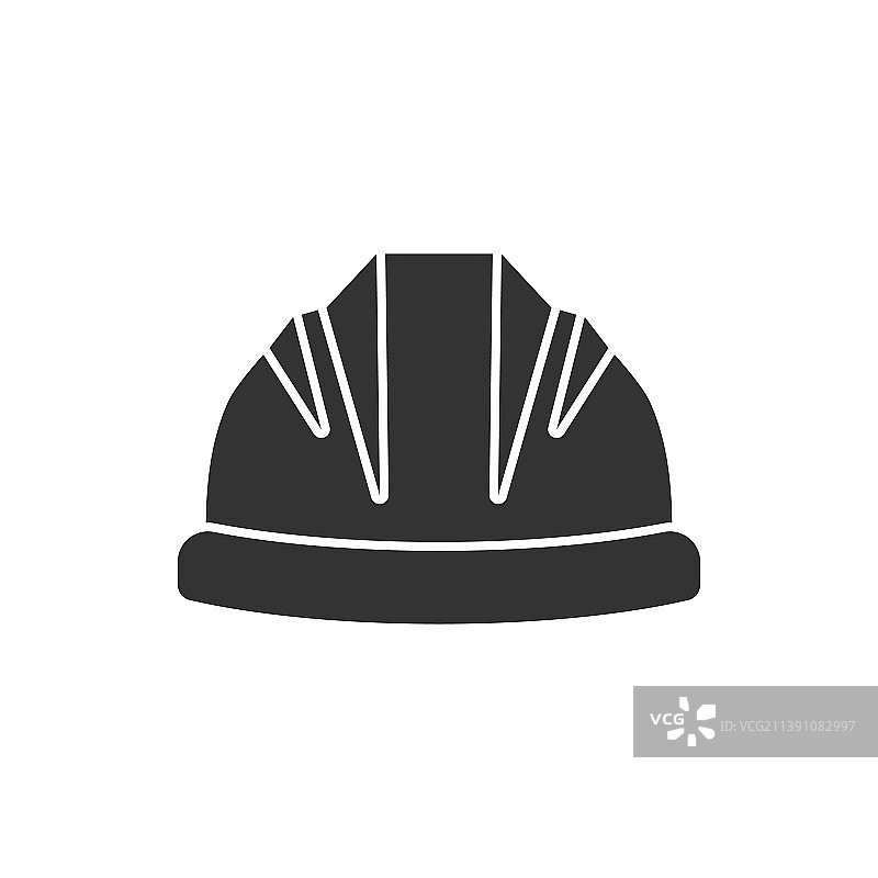 扁平风格建筑头盔图标图片素材