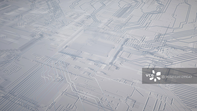 芯片酷炫创意科技场景图片素材