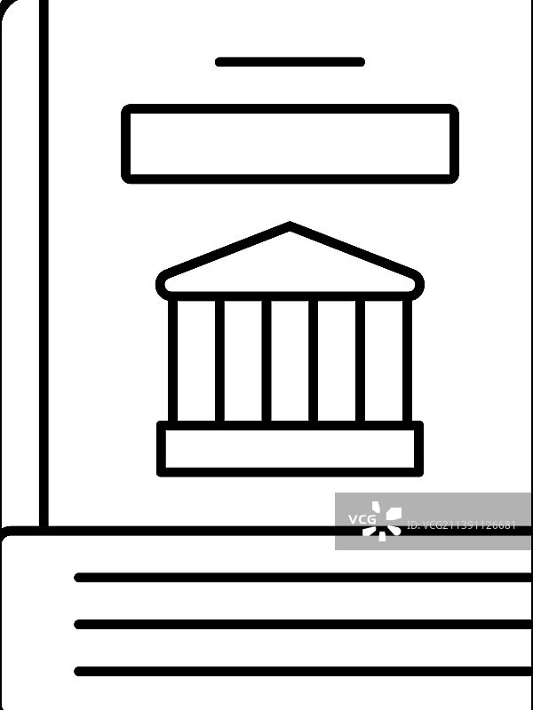 神话类型线性图标图片素材