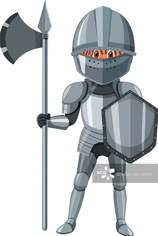 身穿盔甲的中世纪骑士人物图片素材