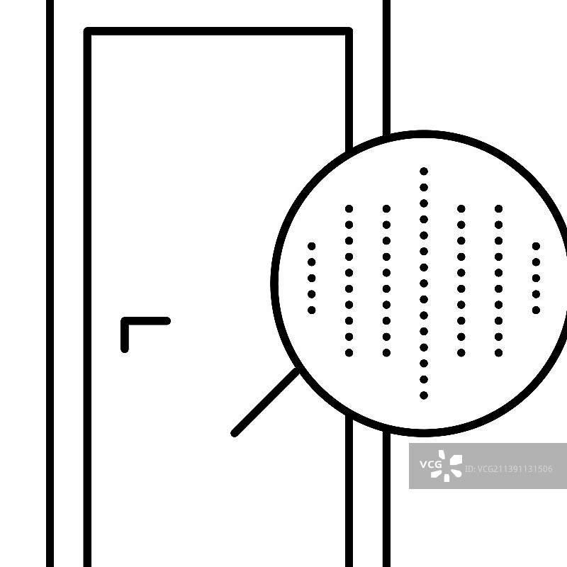 单板材料门线条图标图片素材