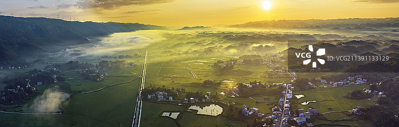 诗画田园--湖北利川南坪图片素材