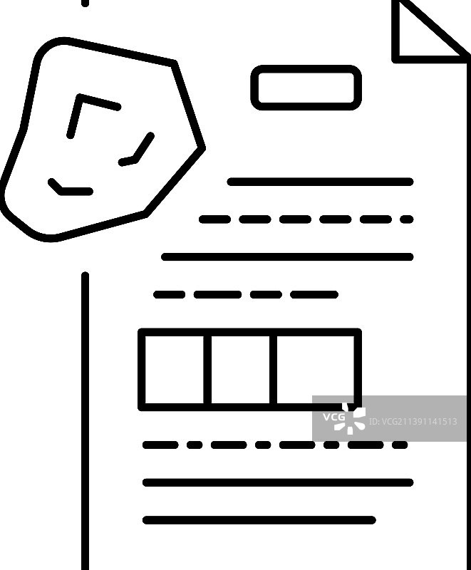 地面或石材特性线条图标图片素材