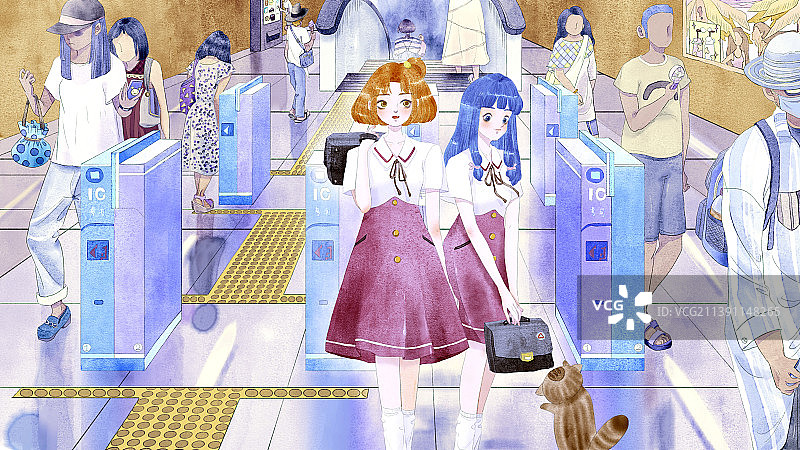 地下铁图片素材