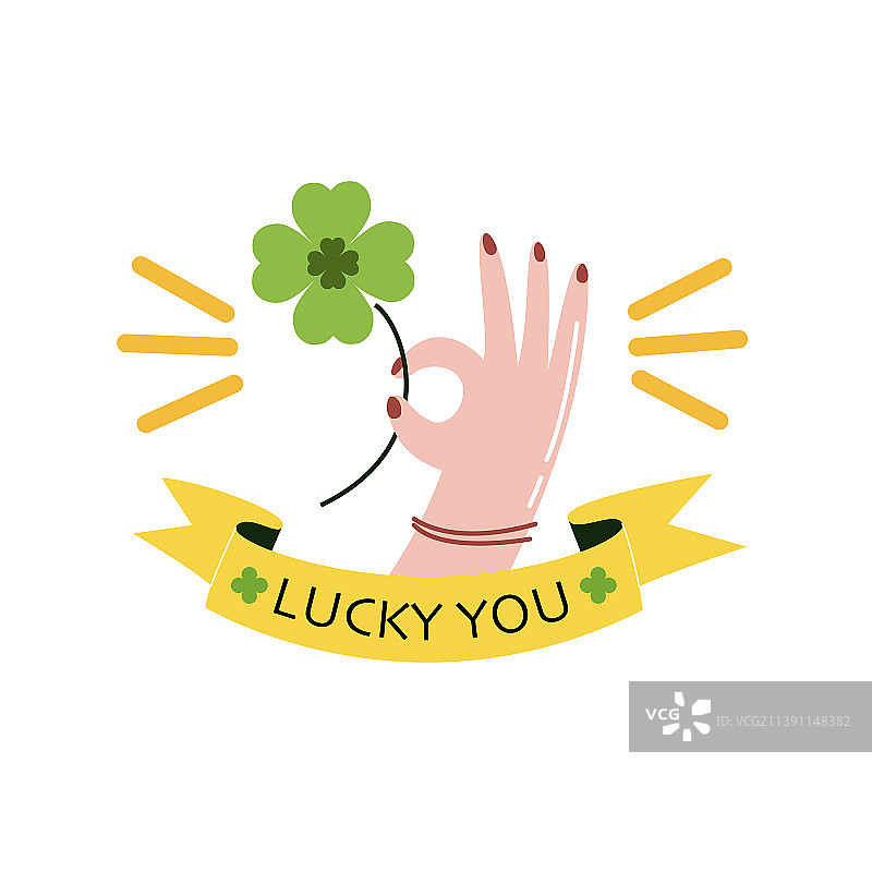 明信片和贺卡幸运卡通banner图片素材