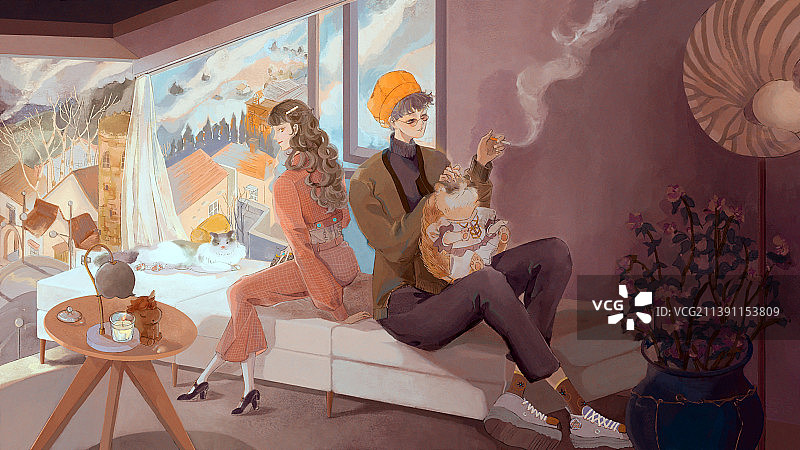 棋逢对手图片素材