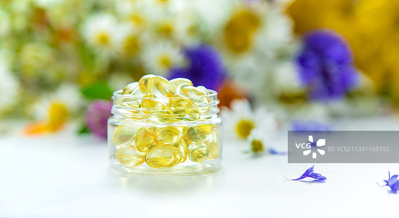 药草膳食补充剂顺势疗法图片素材