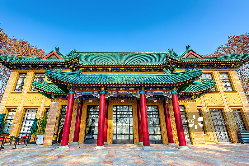 中国江苏南京钟山风景名胜区美龄宫图片素材