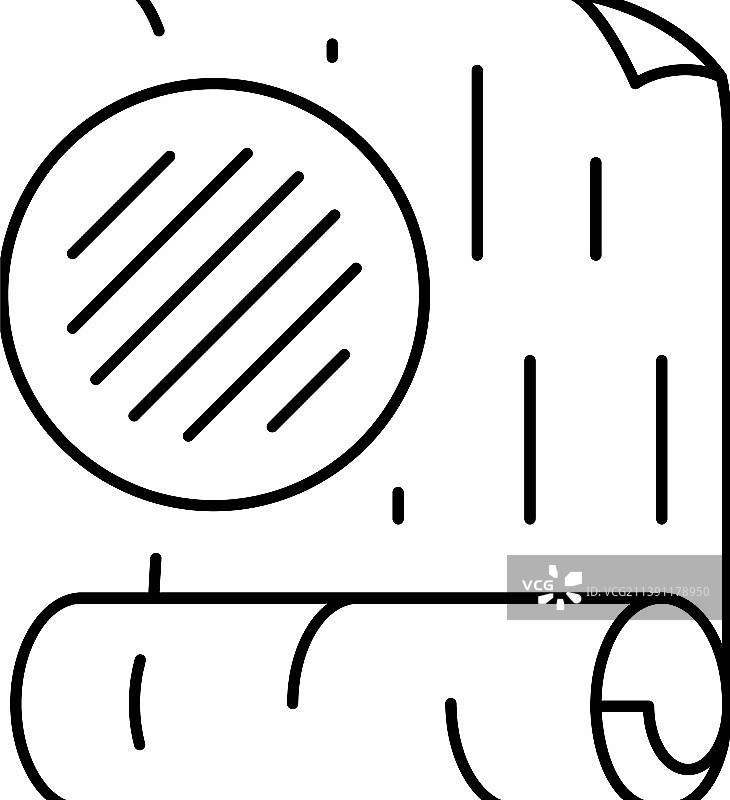 纺织壁纸线条图标图片素材