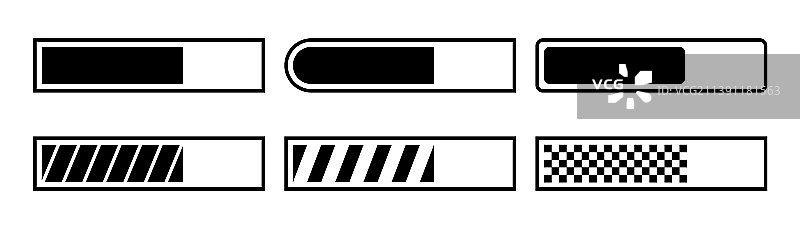 进度条图标集图片素材