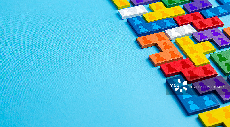 乌克兰公司部门和团队的业务结构图片素材