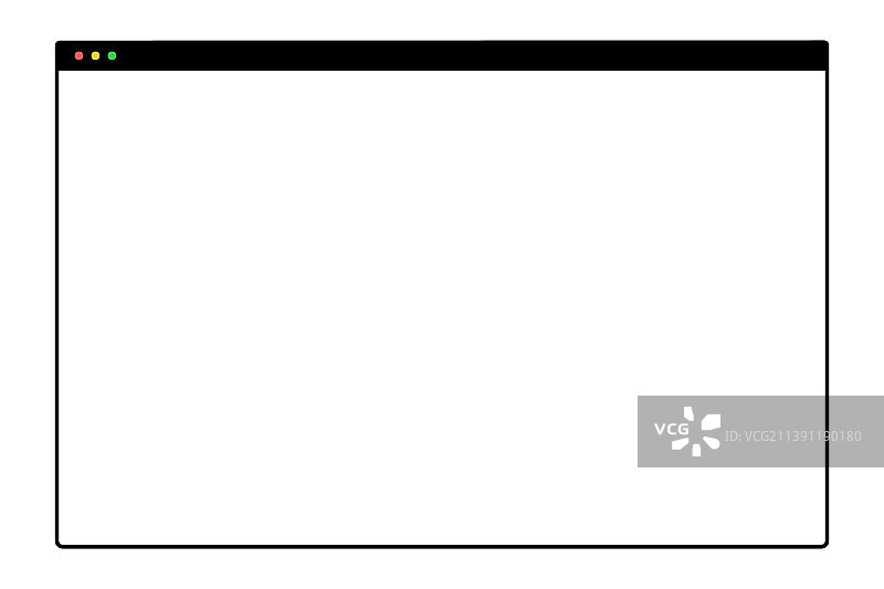 浏览器窗口网页浏览器模型黑白图片素材