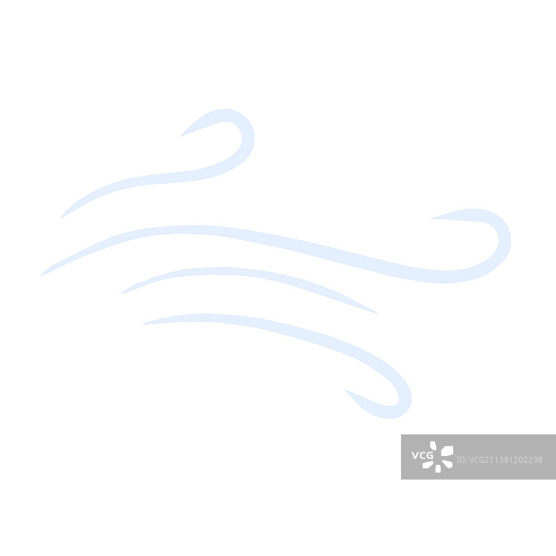 风的流动蓝色波浪线图片素材