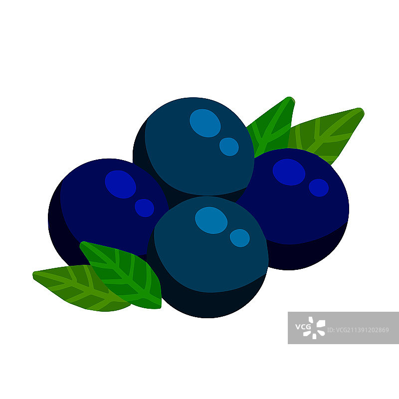 阿萨伊浆果黑色水果堆图片素材