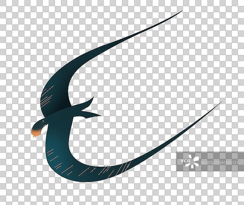 燕子飞翔插画元素图片素材