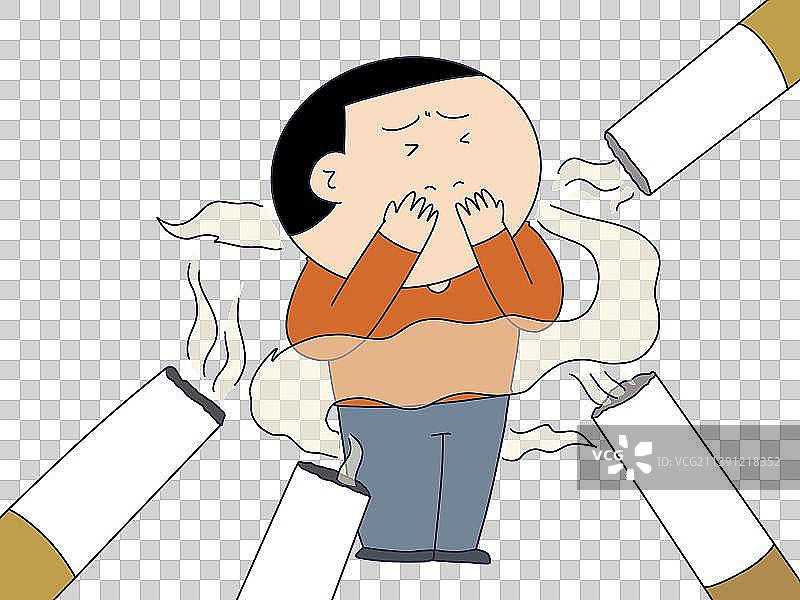 元素：二手烟图片素材