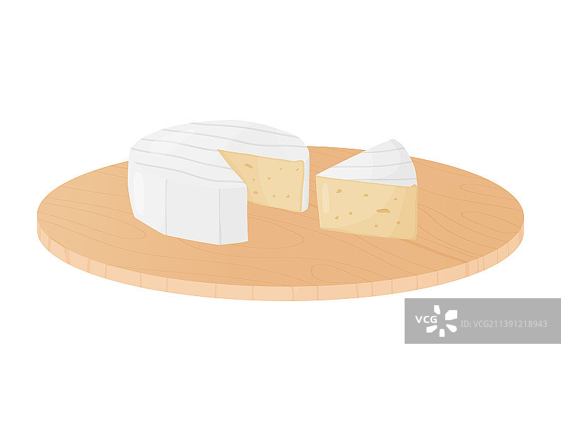 卡门培尔软奶酪块农贸市场产品图片素材