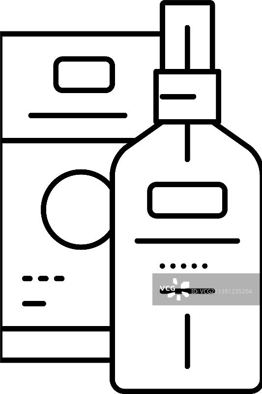 精油线条图标图片素材