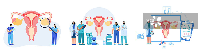 妇科诊所概念设计图片素材